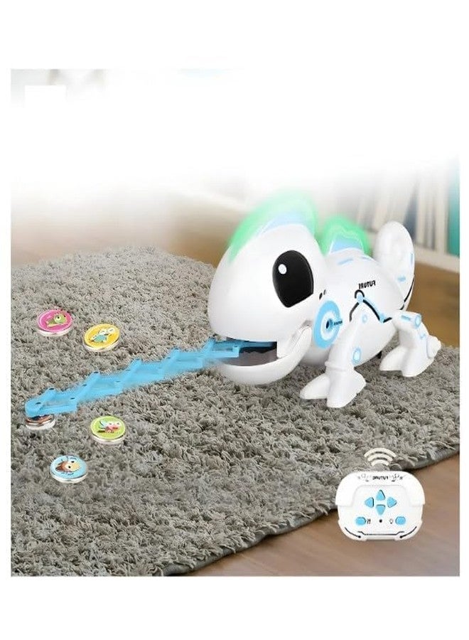 لعبة الحرباء الذكية الإلكترونية التي تعمل بالتحكم عن بعد من جوي جاي - لعبة حرباء تفاعلية تحاكي فريسة جائعة للأطفال - عبوة من قطعة واحدة (قد يختلف اللون) - Image 5